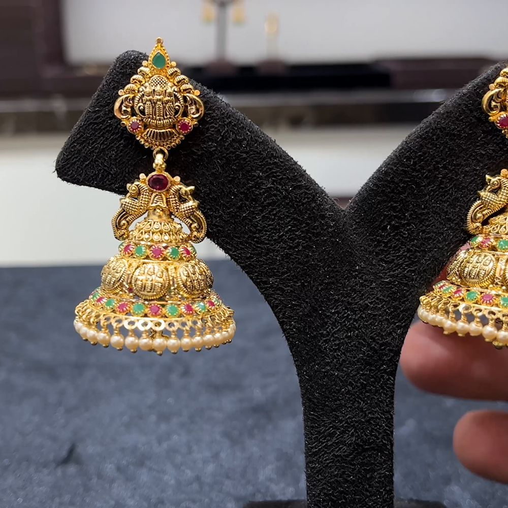 Gold Jhumka Khazana Jewellery New Collections Gold Jhumka Designs