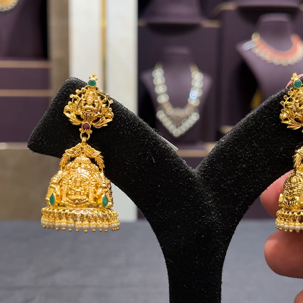 CMR 16.815gms EARRINGS 22K Yellow Gold