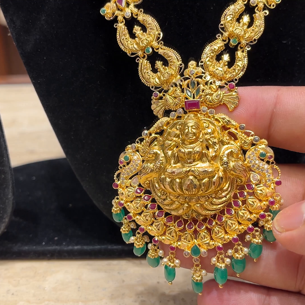 Chennai Shopping Mall 41.025gms HARAMS 22K Yellow Gold