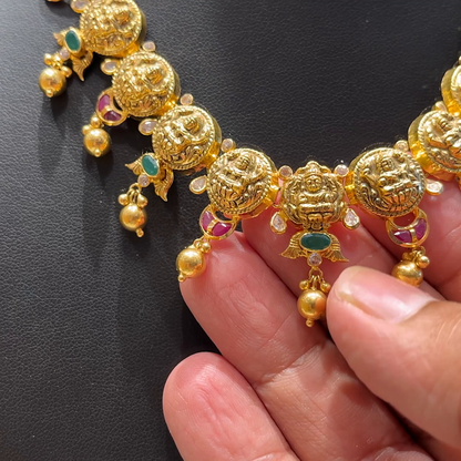 Chennai Shopping Mall 19.586gms NECKLACE 22K Antique