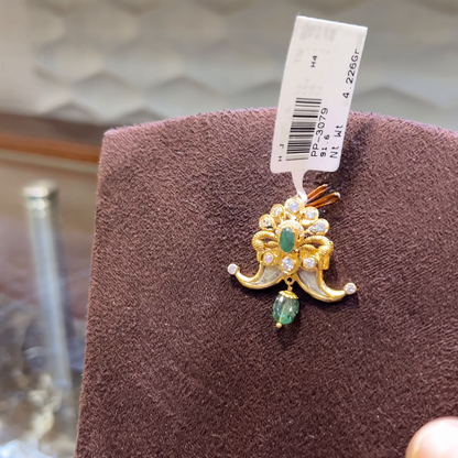 SRI RAM 4.226gms Pendent 22K Nakshi