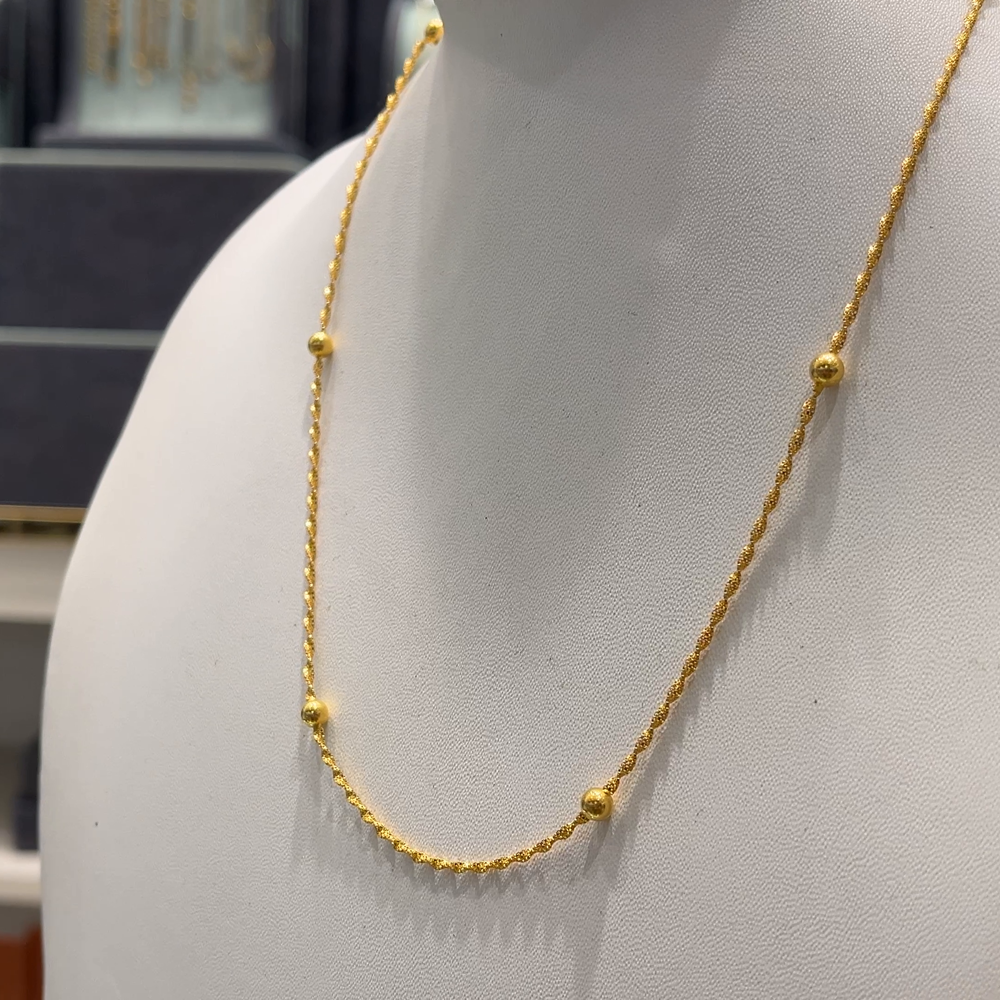 Anu Jewellers 5.126gms CHAINS 22K Yellow Gold