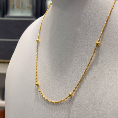 Anu Jewellers 5.126gms CHAINS 22K Yellow Gold