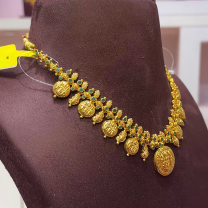 SwarnaKanchi 16.241gms NECKLACE 22K Yellow Gold