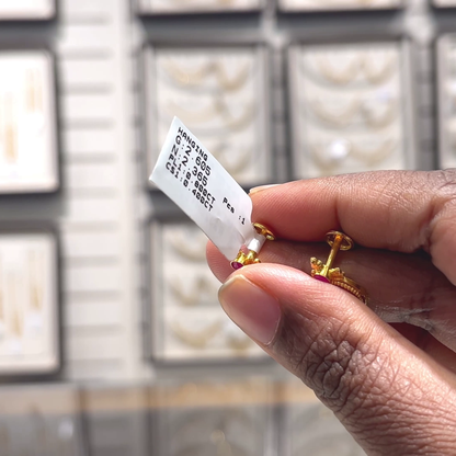 [make to order] 2.365gms EARRINGS 22K