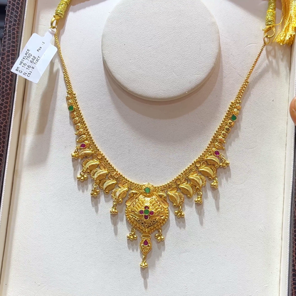 SOUTH INDIA 16.648gms NECKLACE 22K Yellow Gold