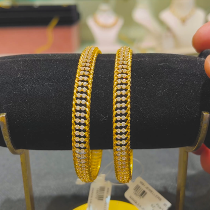 Anu Jewellers 19.084gms BANGLES 22K Yellow Gold