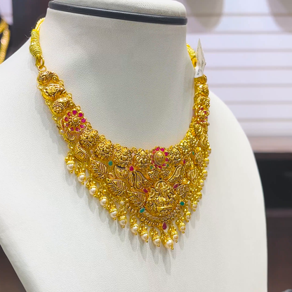 SOUTH INDIA 21.279gms NECKLACE 22K Yellow Gold