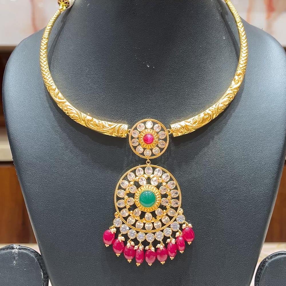 MUKUNDA JEWELLERS 15.75gms NECKLACE 22K Yellow Gold