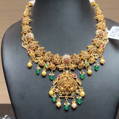 Chennai Shopping Mall 32.19gms NECKLACE 22K Antique