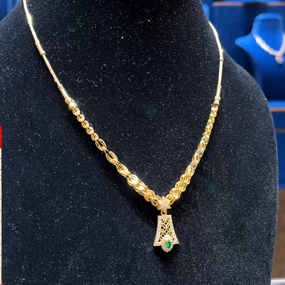 CMR 12.338gms CHAINS 22K Yellow Gold