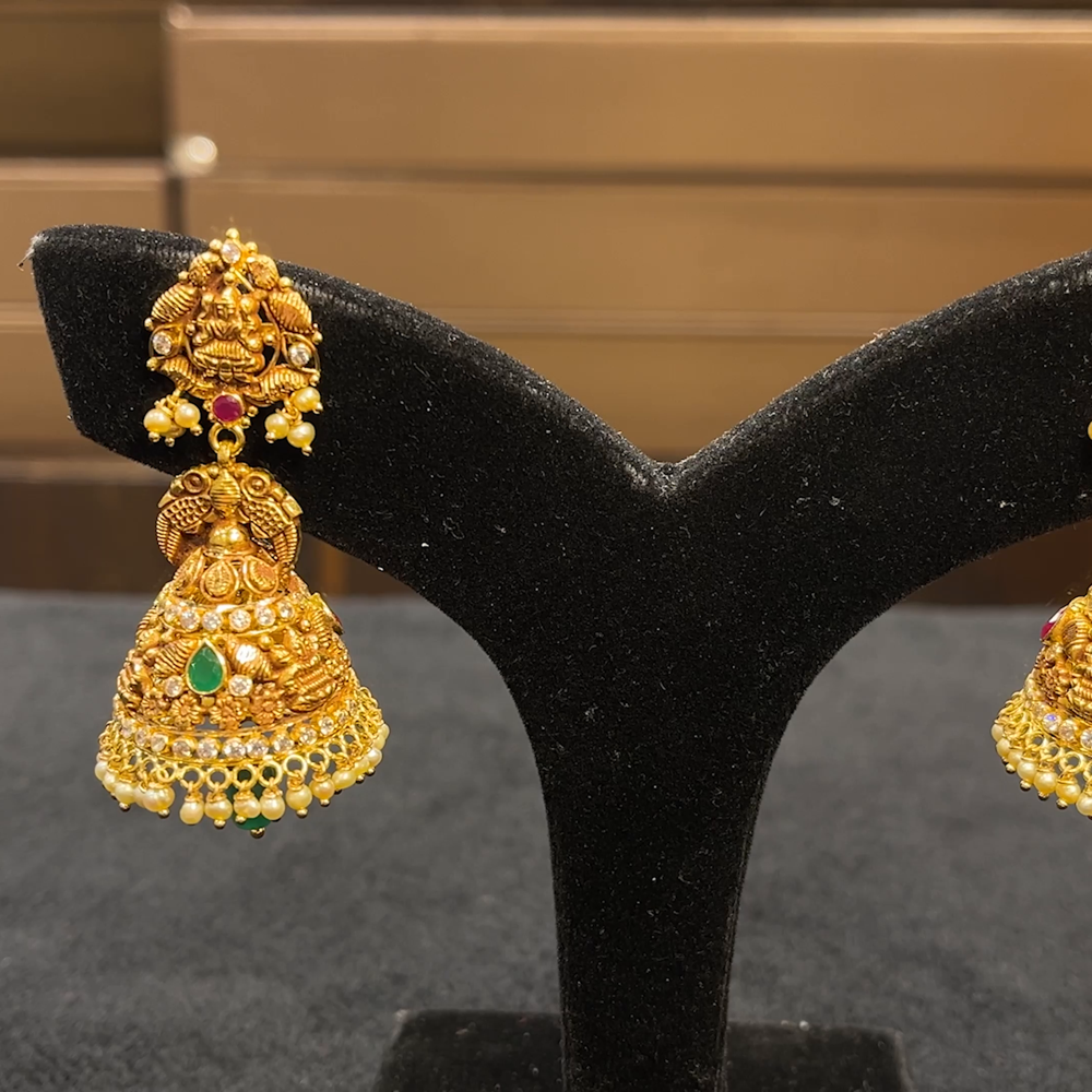 CHANDANA Brothers 23.39gms EARRINGS 22K Yellow Gold