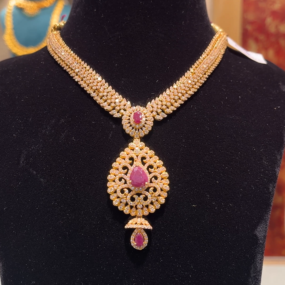 Anu Jewellers 37.03gms NECKLACE 22K Yellow Gold