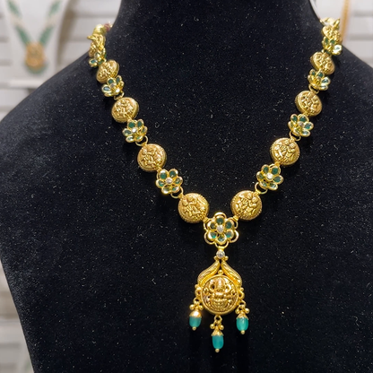 SOUTH INDIA 9.367gms NECKLACE 22K Yellow Gold