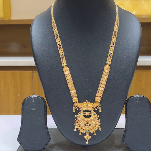 MUKUNDA JEWELLERS 31.737gms NECKLACE 22K Nakshi