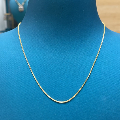 Chennai Shopping Mall 2.8gms CHAINS 22K Yellow Gold