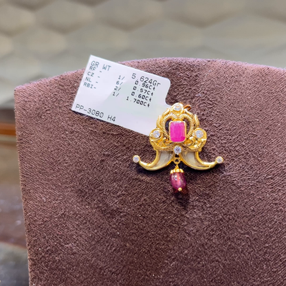 SRI RAM 4.858gms Pendent 22K Nakshi