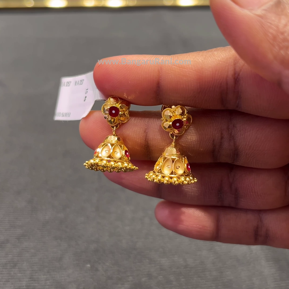 [make to order] 4.057gms EARRINGS 22K