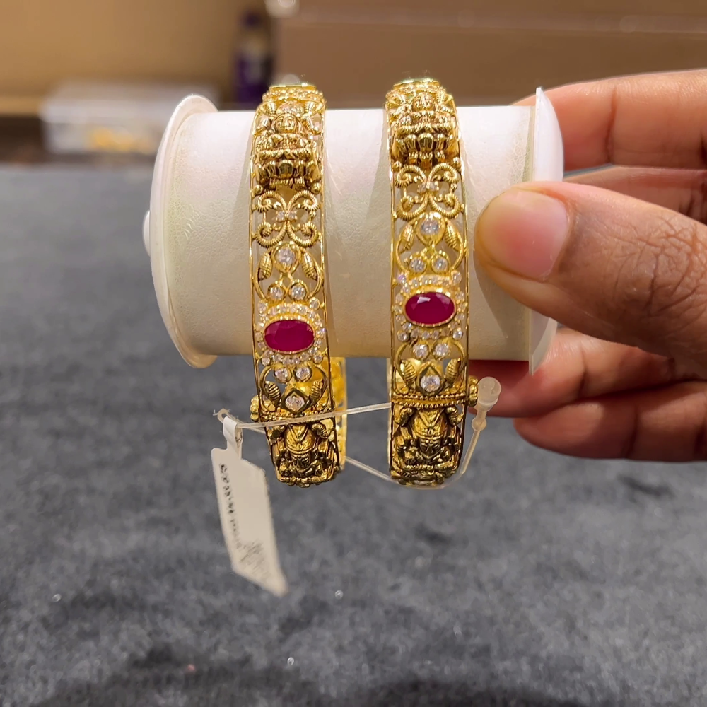 CHANDANA Brothers 33.675gms BANGLES 22K Yellow Gold