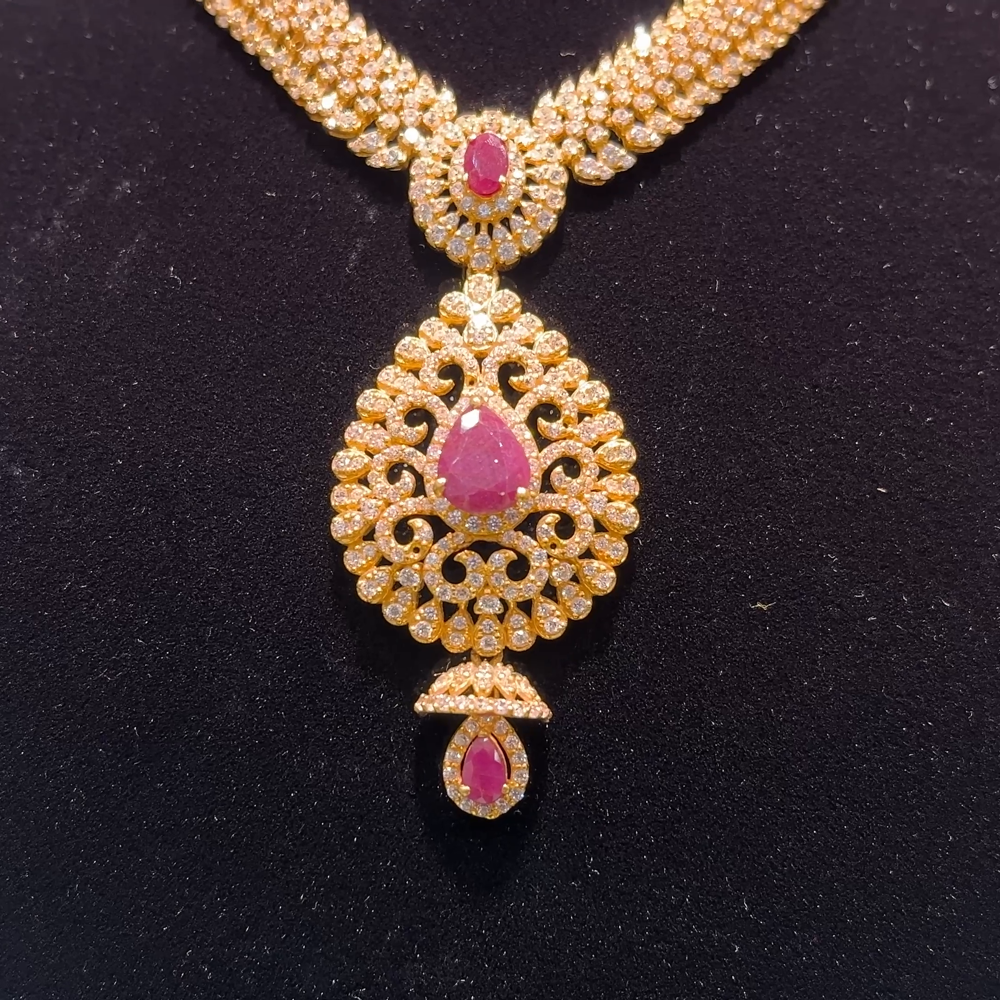 Anu Jewellers 37.03gms NECKLACE 22K Yellow Gold