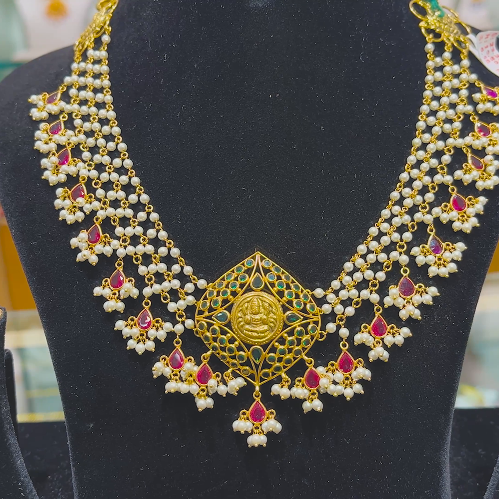 Anu Jewellers 24.893gms NECKLACE 22K Yellow Gold