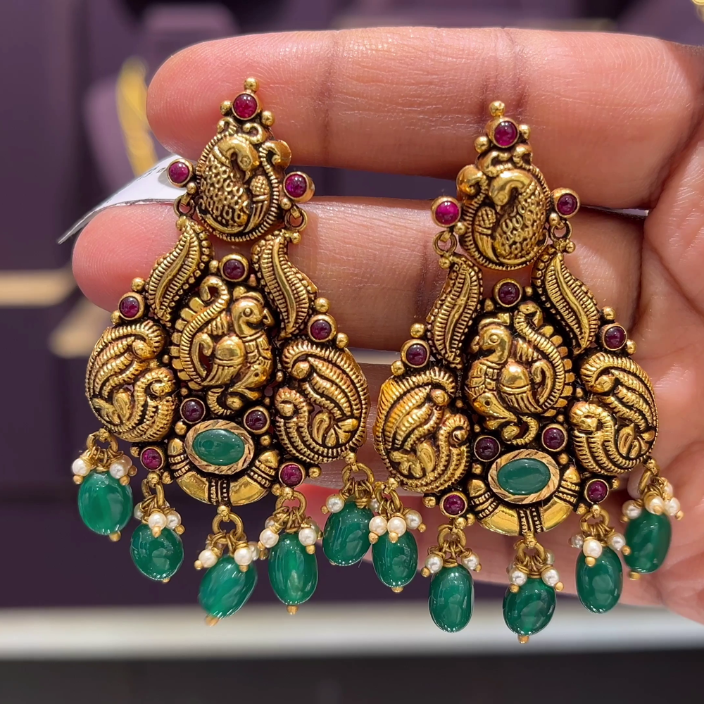 CMR 13.018gms EARRINGS 22K Yellow Gold