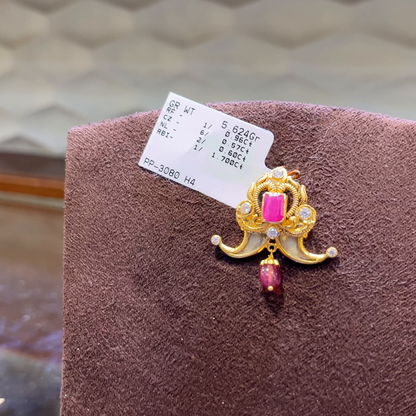 SRI RAM 4.858gms Pendent 22K Nakshi