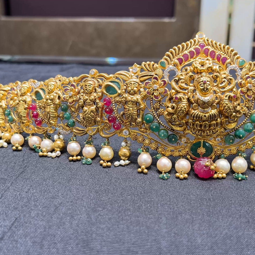 CMR 119.615gms VADDANAM 22K Nakshi