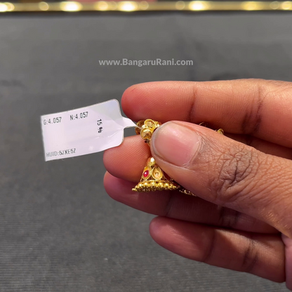 [make to order] 4.057gms EARRINGS 22K