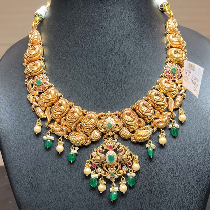 Chennai Shopping Mall 36.69gms NECKLACE 22K Antique