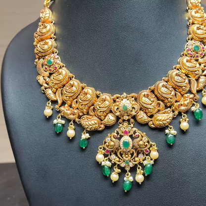 Chennai Shopping Mall 36.69gms NECKLACE 22K Antique