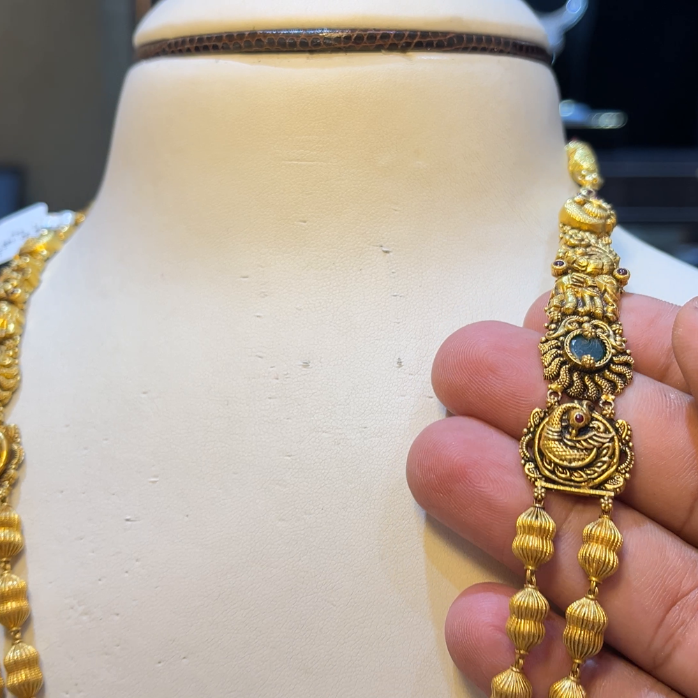 SOUTH INDIA 59.215gms HARAMS 22K Yellow Gold