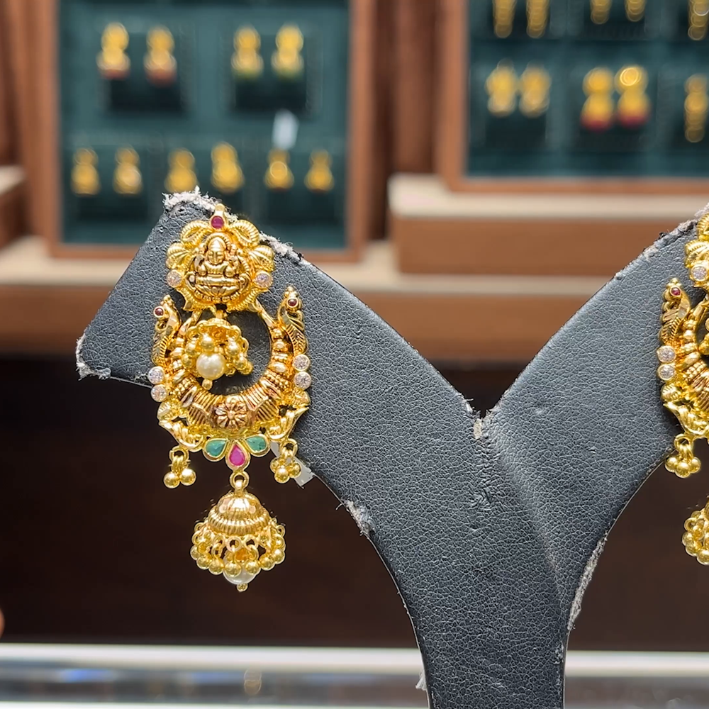 CMR 10.747gms EARRINGS 22K Yellow Gold