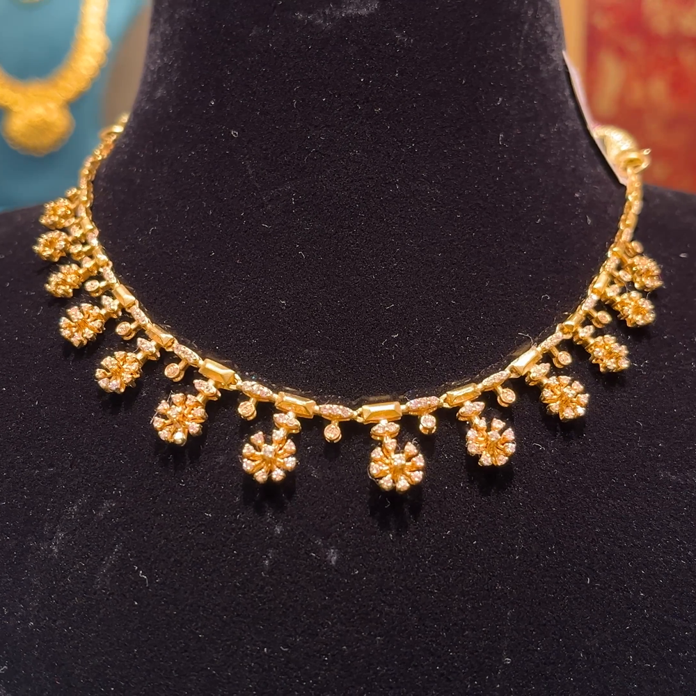 Anu Jewellers 17.039gms NECKLACE 22K Yellow Gold