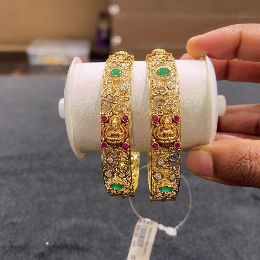 CHANDANA Brothers 35.61gms BANGLES 22K Yellow Gold