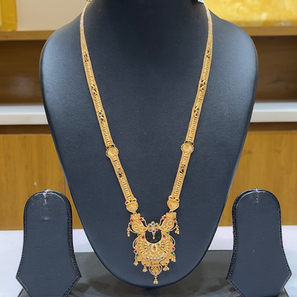 MUKUNDA JEWELLERS 29.496gms NECKLACE 22K Nakshi