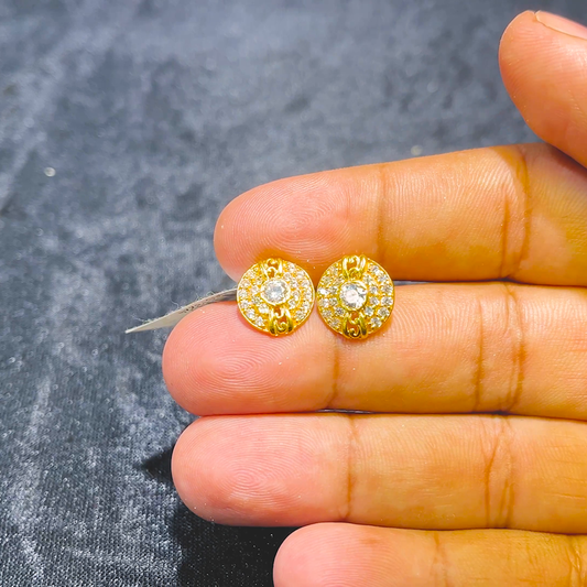 CMR 3.672gms EARRINGS 22K Yellow Gold