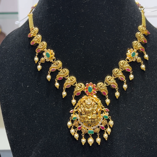 SwarnaKanchi 19.804gms NECKLACE 22K Yellow Gold