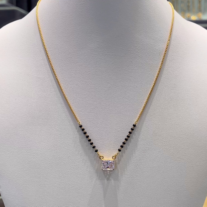 Anu Jewellers 7.718gms SHORT BLACK BEADS 22K Yellow Gold