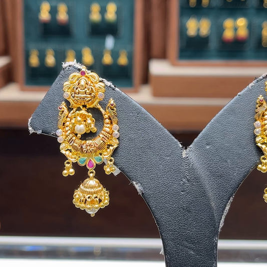 CMR 10.747gms EARRINGS 22K Yellow Gold