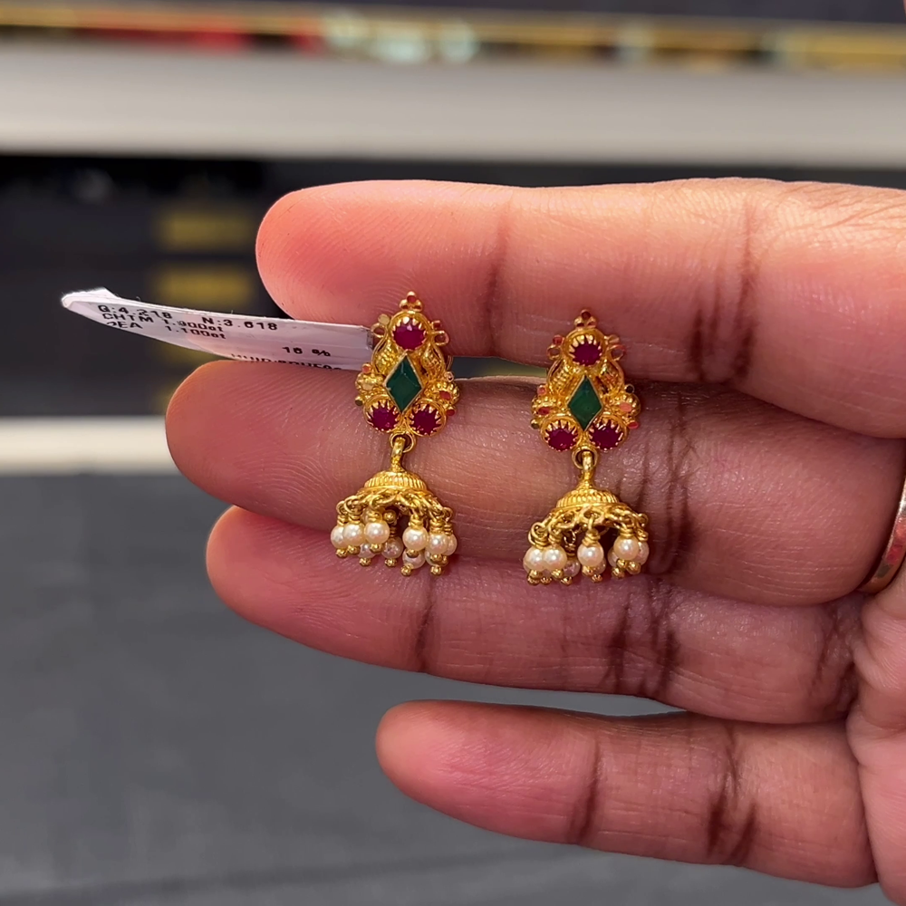 [make to order] 3.618gms EARRINGS 22K