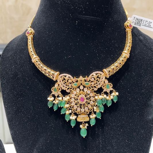 MUKUNDA JEWELLERS 42.63gms NECKLACE 22K Yellow Gold