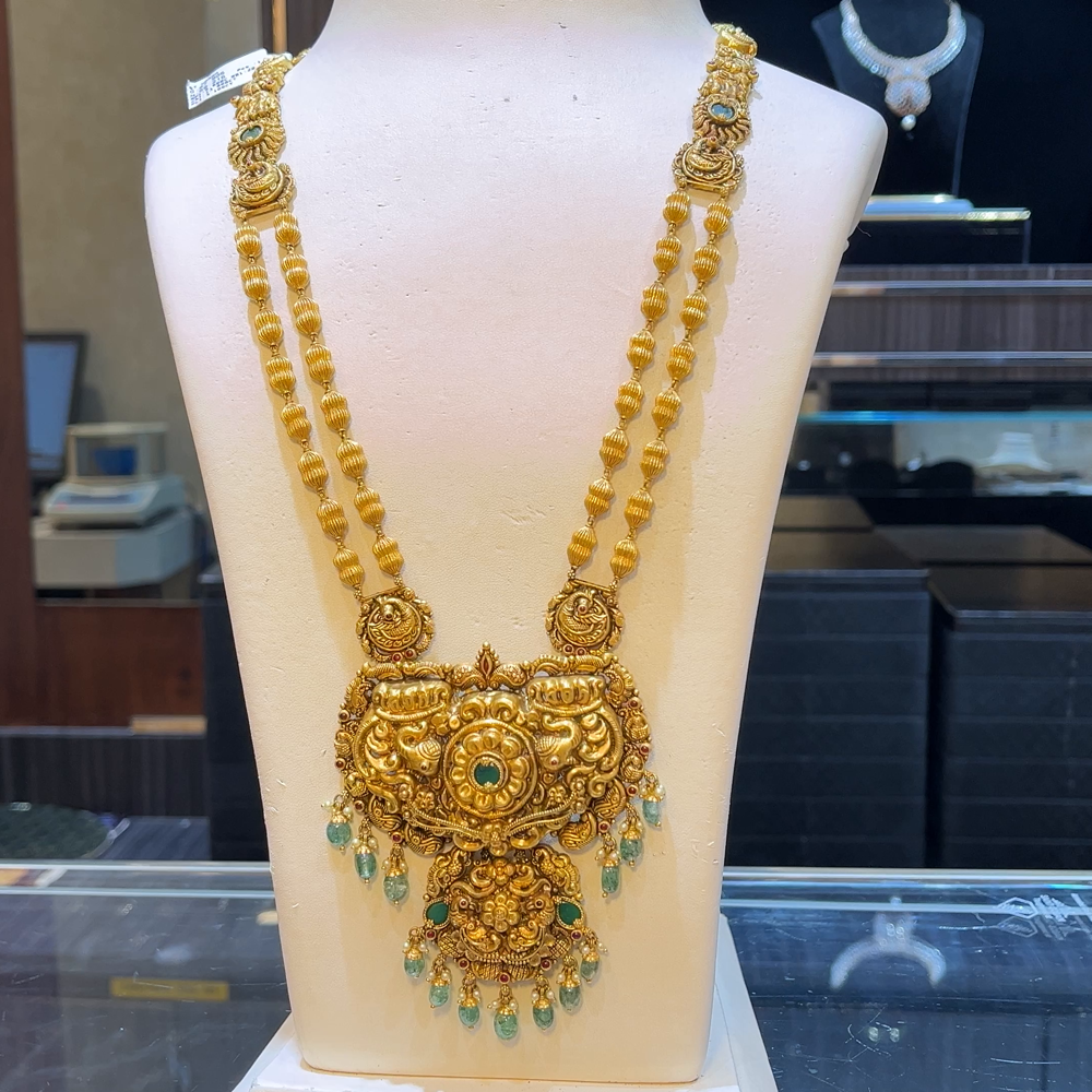 SOUTH INDIA 59.215gms HARAMS 22K Yellow Gold