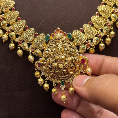 SwarnaKanchi 41.547gms HARAMS 22K Yellow Gold