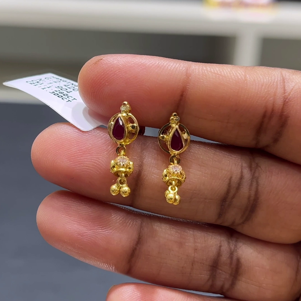 [make to order] 1.904gms EARRINGS 22K