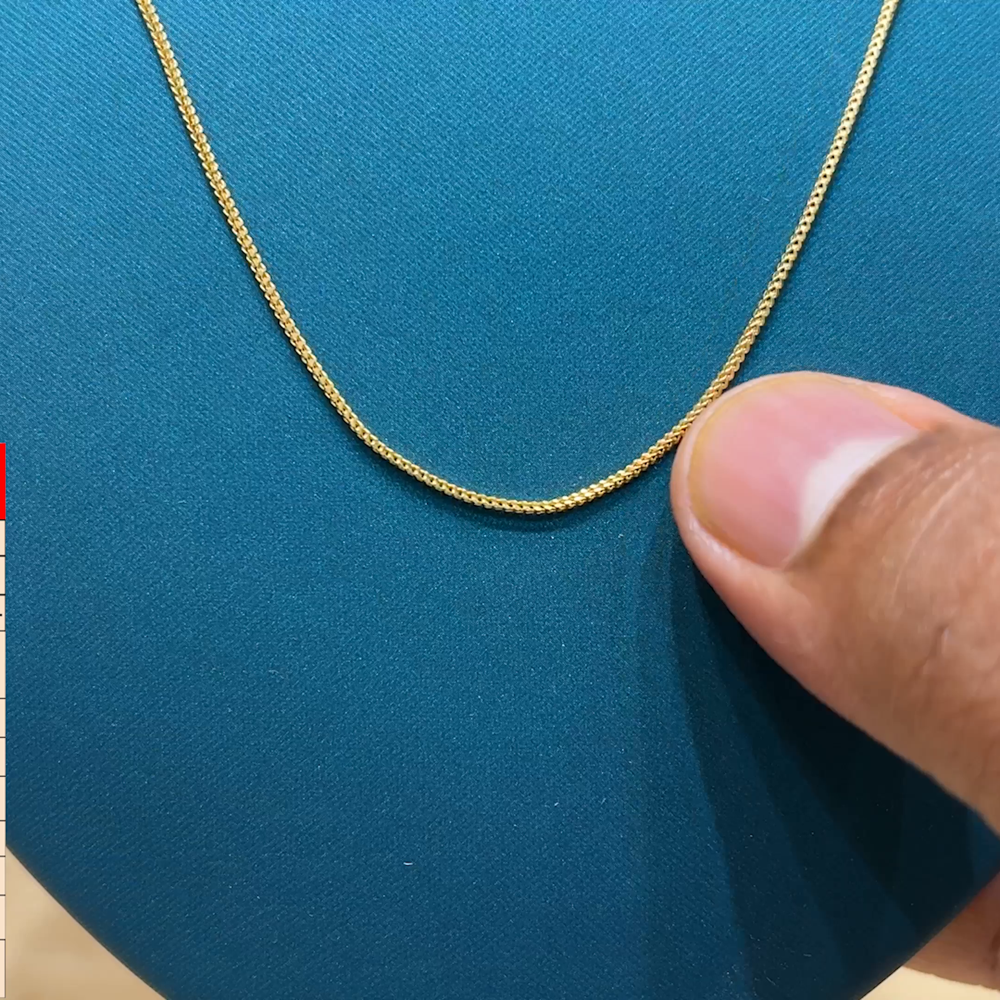 Chennai Shopping Mall 3.115gms CHAINS 22K Yellow Gold