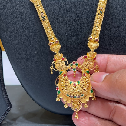 MUKUNDA JEWELLERS 29.496gms NECKLACE 22K Nakshi