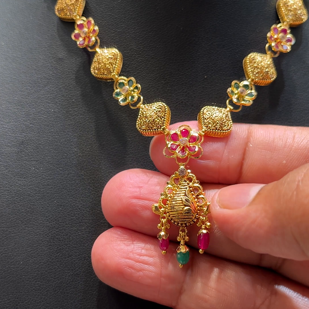 CMR 9.932gms NECKLACE 22K Yellow Gold