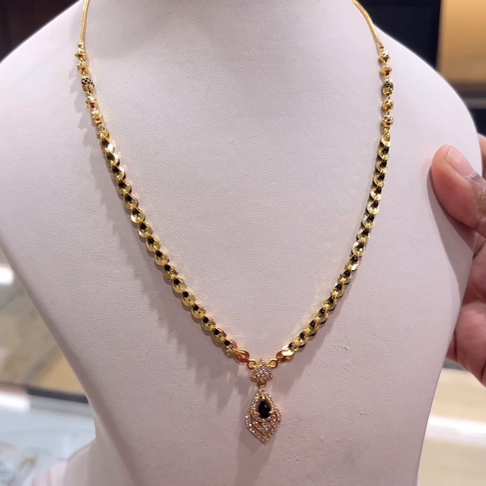 Nallapusalu Neck Chains Models Short Nallapusalu Chain Nallapusalu New Models In Khazana Khazana