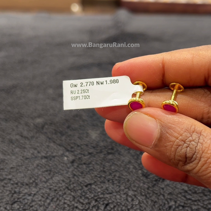 [make to order] 1.98gms EARRINGS 22K